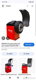 Koupím vyvažovačku redats w-200,220,230