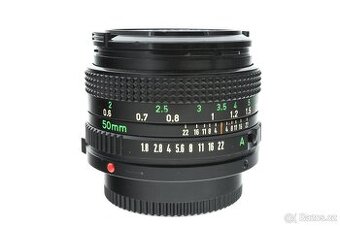 objektiv Canon FD 50mm f/1.8  + adaptér