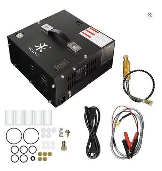 Vysokotlaký kompresor TUXING 300bar pro PCP (230V/12V)