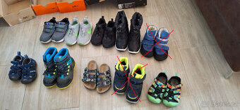 Dětské zimní boty, sandále, pantofle, zimní velikost 26-27