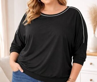 Černá Elegantní halenka