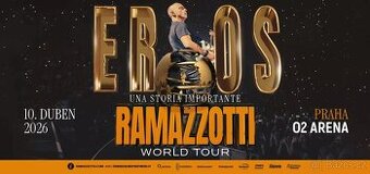 Eros Ramazzotti O2 Arena Praha - 2 vstupenky + UBYTOVÁNÍ