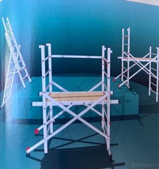 Víceúčelový žebřík, lešení