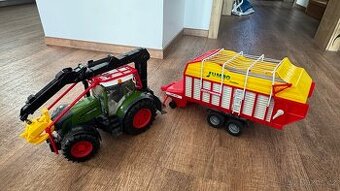 Bruder lesní traktor Steyr s valníkem