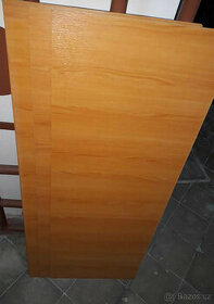 Sololit deska 122x43cm s imitací dřeva - medová barva.