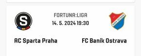 14.5 2024 Sparta Praha - Banik Ostrava