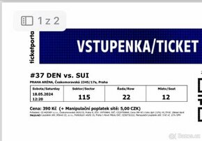 MS Hokej 18.5. Svycarsko:Dansko 390 kc