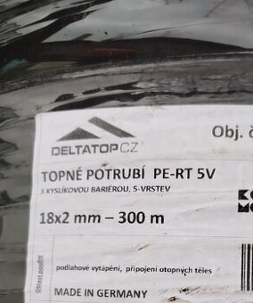 Podlahové topení trubka DELTATOP