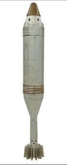 Granát 81mm M301A1, z minometu M29, rok 1954