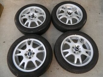 alu kola 4x100 Mini Cooper R16+celoroční pneu