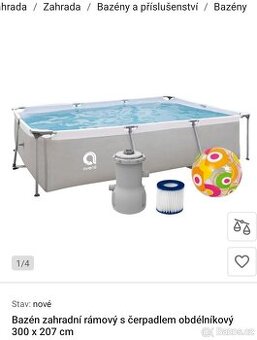 Prodám bazén 3x2m
