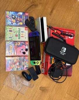 Prodám nintendo switch oled splatoon