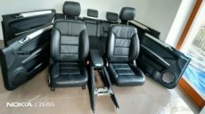 Černý kožený interiér na Mercedes ML - w164 FACELIFT