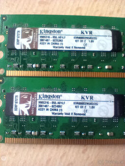 RAM KVR800D2N5K2/2G