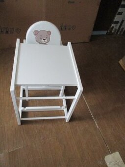 Nevyužitá dětská jídelní rozkl.židlička