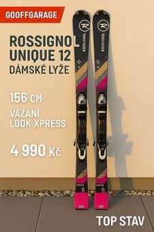🎿 Rossignol Unique 12 – dámské lyže po servisu TOP STAV
