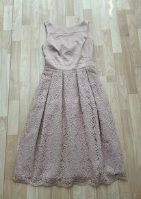 Nové béžové šaty Oasis vel. XS