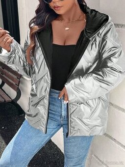 Zimní bunda s kapucí 46/48