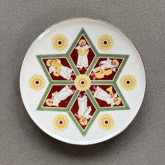 Talíř Vánoční hvězda 24.5 cm, Heinrich Villeroy&Boch