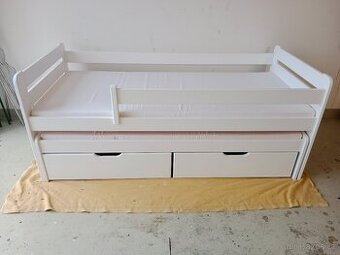 Dětská postel s přistýlkou a šuplíky