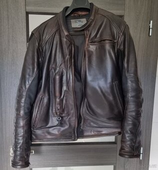 Airbagová bunda Helite Roadster hnědá kožena, XXL