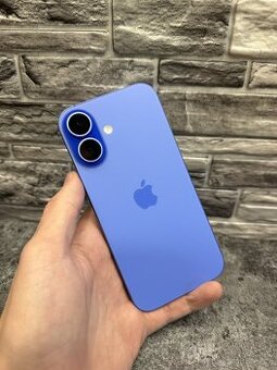 iPhone 16 128GB Ultramarine, baterie 98%