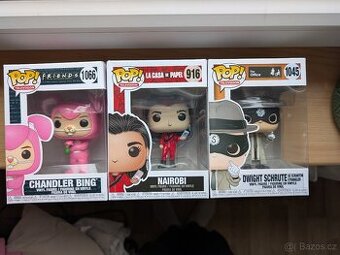 Funko Pop - Chandler Bing, Nairobi, Dwight Schrute