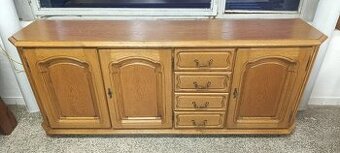 Rustikalní komoda, dub, masiv, nábytek s příběhem