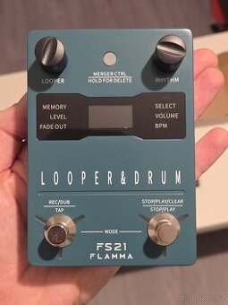 Prodám NOVÝ Looper s bubeníkem Flamma-záruka do 01/2028