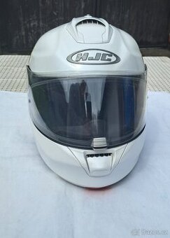 Odklápěcí přilbu HJC R-PHA MAX, bílá perleť