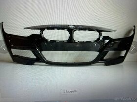 BMW F30 nárazník M paket, víko kufru, zadní výztuha.