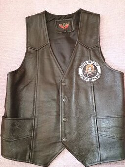 Prodám koženou vestu a kalhoty na motorku