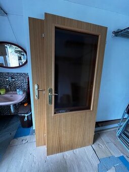 Interiérové dveře prosklené 60cm pravé