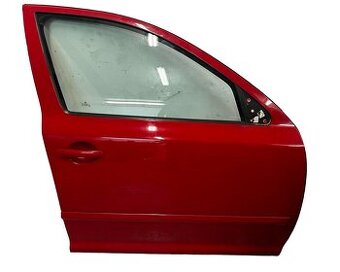 Pravé přední dveře červená barva LF3K Škoda Octavia 2 FL 10