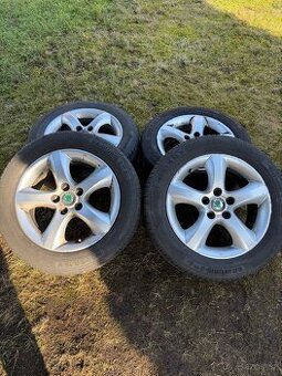 Originál letní alu kola Škoda Fabia 2 195/55R15 5x100