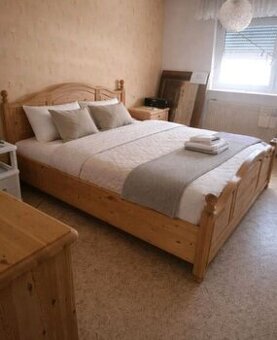 Rustikální ložnicová sestava z borovice,6512