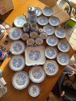 Starožitný porcelánový servis TUPPACK China Blau – velký kom