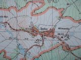 Vojenská profesionální tajná mapa Mirošov Brdy Jince ČSLA