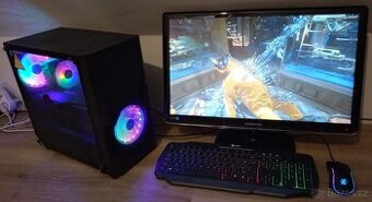 Herní PC s i5-12400F, RTX 3070 a 24" 180Hz FreeSync HDR LCD
