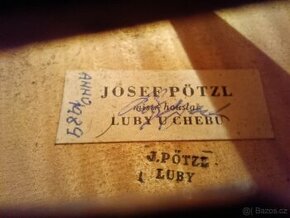 Mistrovské housle Josef Pötzl - 1