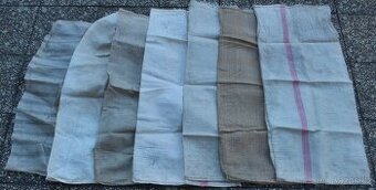 7 pytlů od brambor cca 55 x 120 cm, různá kvalita - 1