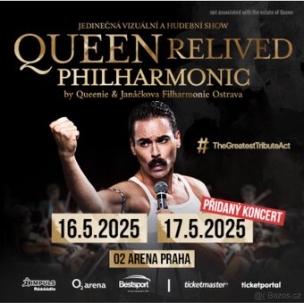 Klubové VIP - QUEEN RELIVED, O2 Arena - 17.5.2025