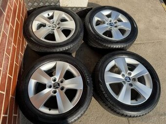 Alu 15" 5x100 škoda MATONE letní 80% Rapid,F3, TOP