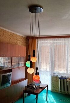 Retro vintage osvětlení 70 léta - 1
