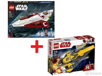 NOVÉ LEGO STAR WARS 75214 a 75333 2x Jedi Starfighter
