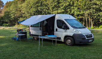 Citroen Jumper 2008 obytná dodávka, soláry, bufik, 4 sedadla