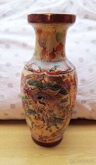 Orientální váza – ručně malovaná, 36 cm