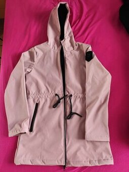 Jarní/podzimní nepromokavá bunda (parka), béžová bunda, park - 1