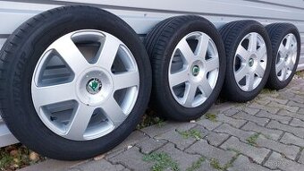 Alu kola 5x112 r16 originál Škoda Octavia II