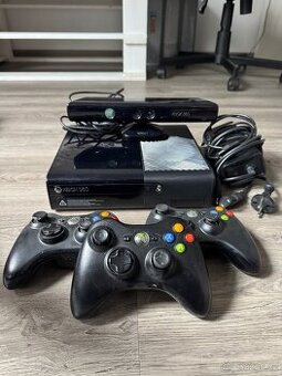 Xbox 360 + kinect a plus ovladače
